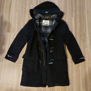 TNA Black Wool Coat - Made in Canada!